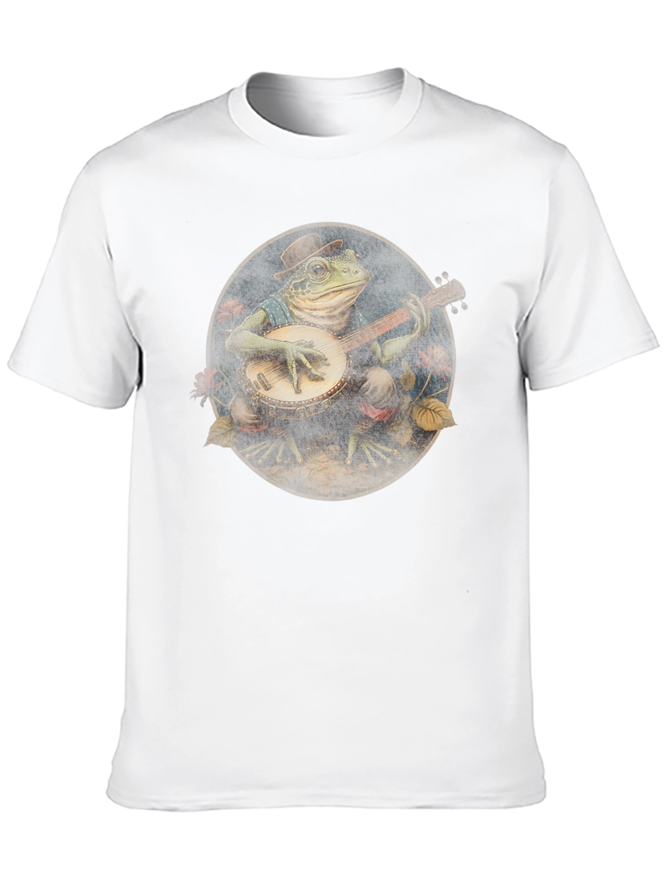 Frog Banjo Player Graphic Tee
