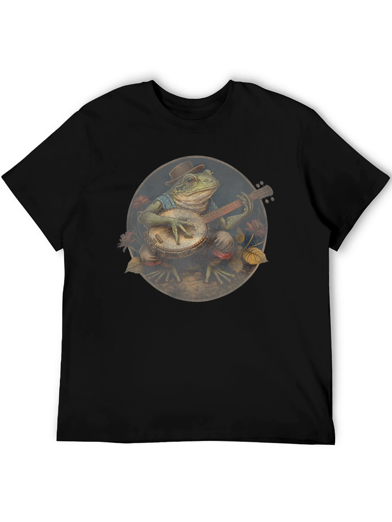 Frog Banjo Player Graphic Tee