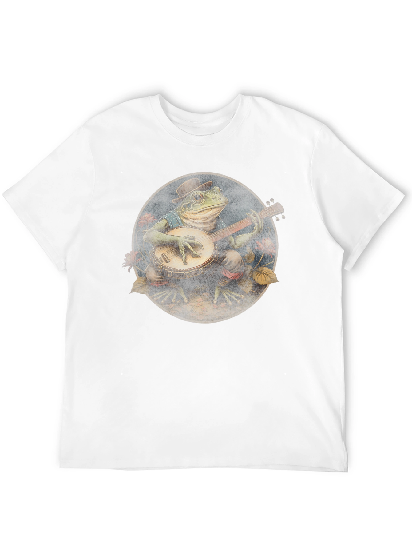 Frog Banjo Player Graphic Tee