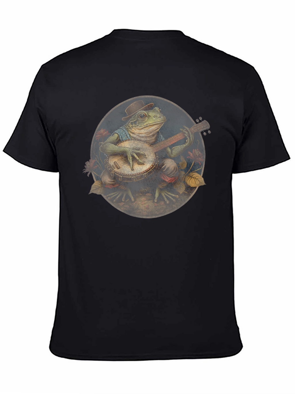 Frog Banjo Player Graphic Tee
