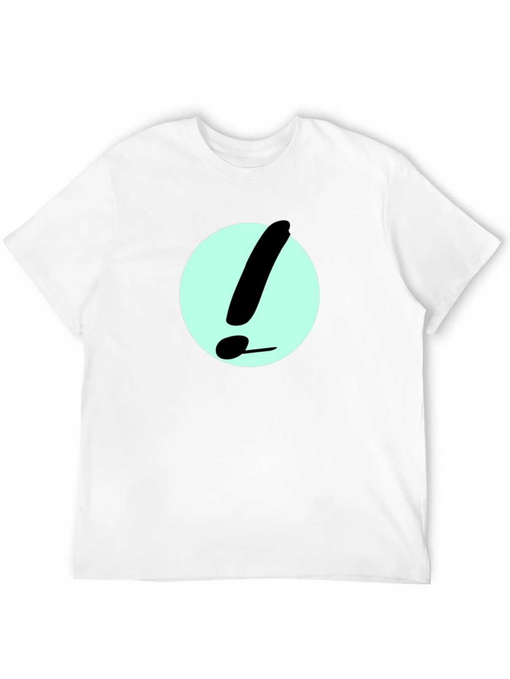 Exclamation Point Graphic Tee - Black