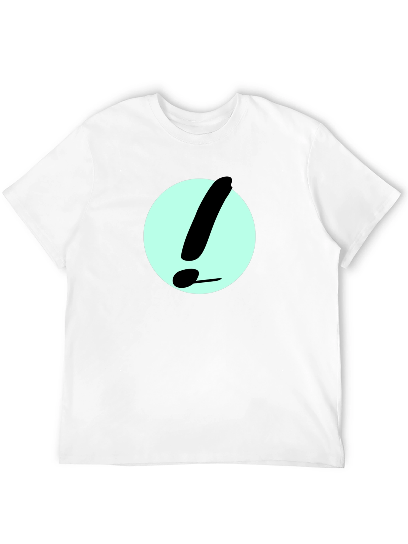 Exclamation Point Graphic Tee - Black