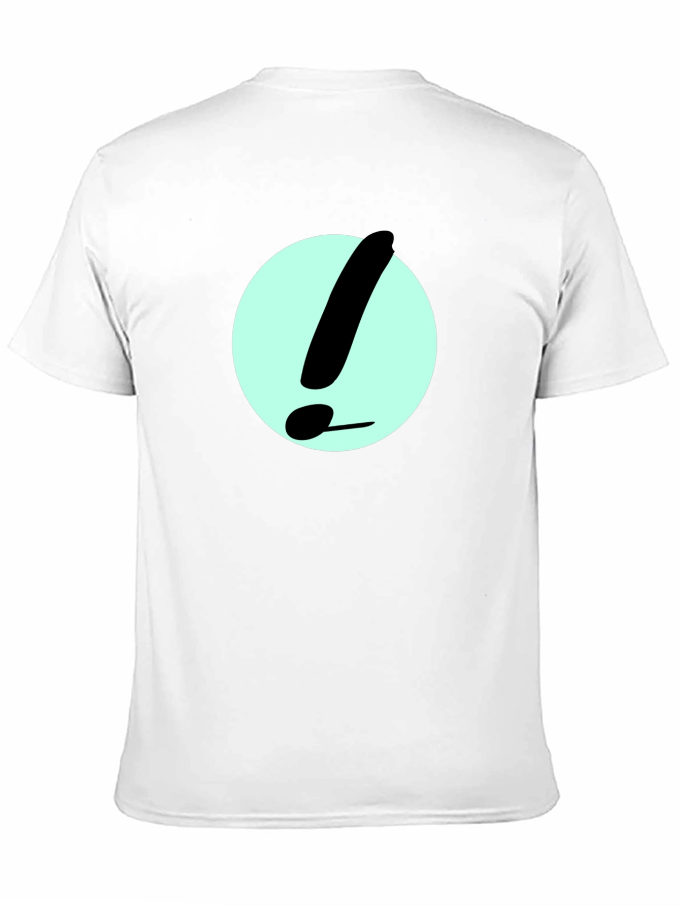 Exclamation Point Graphic Tee - Black