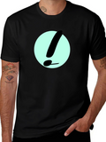 Exclamation Point Graphic Tee - Black