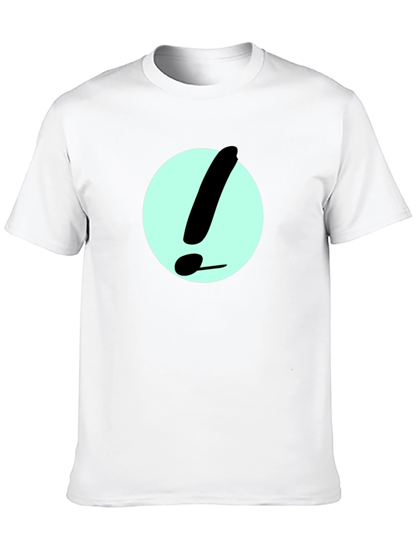 Exclamation Point Graphic Tee - Black