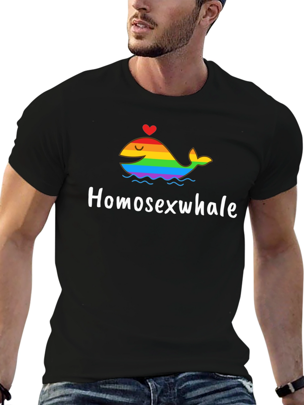 Homosexwhale LGBT Pride T-Shirt