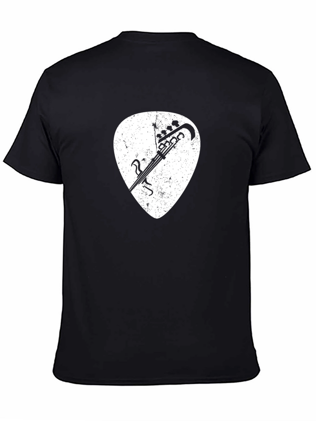 Bass Guitar Pick T-Shirt - Rock & Roll Style
