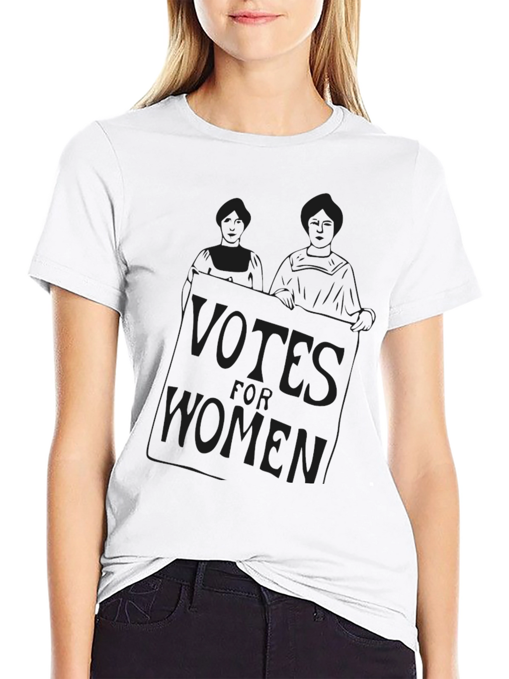 Votes for Women Black Graphic Tee