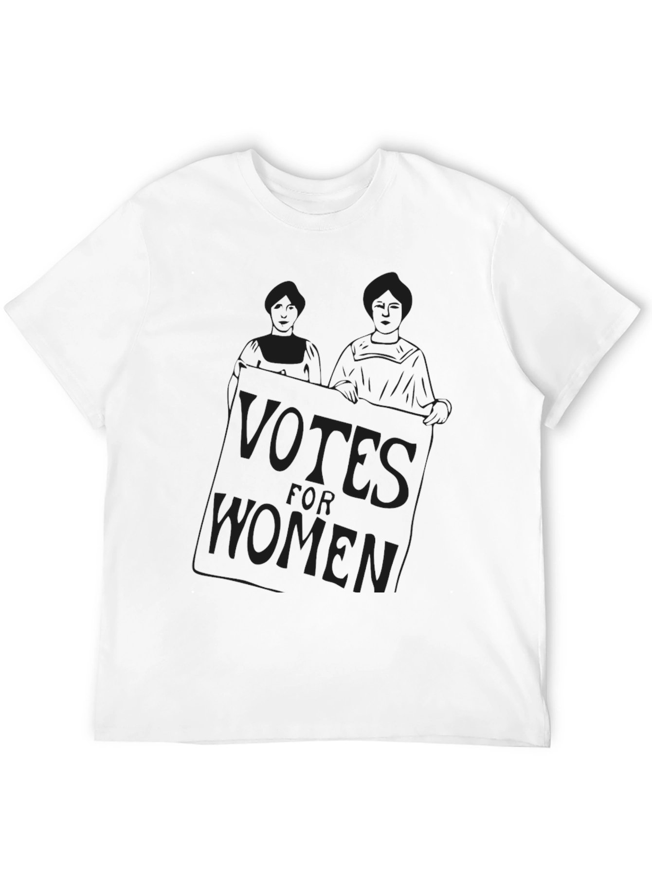 Votes for Women Black Graphic Tee
