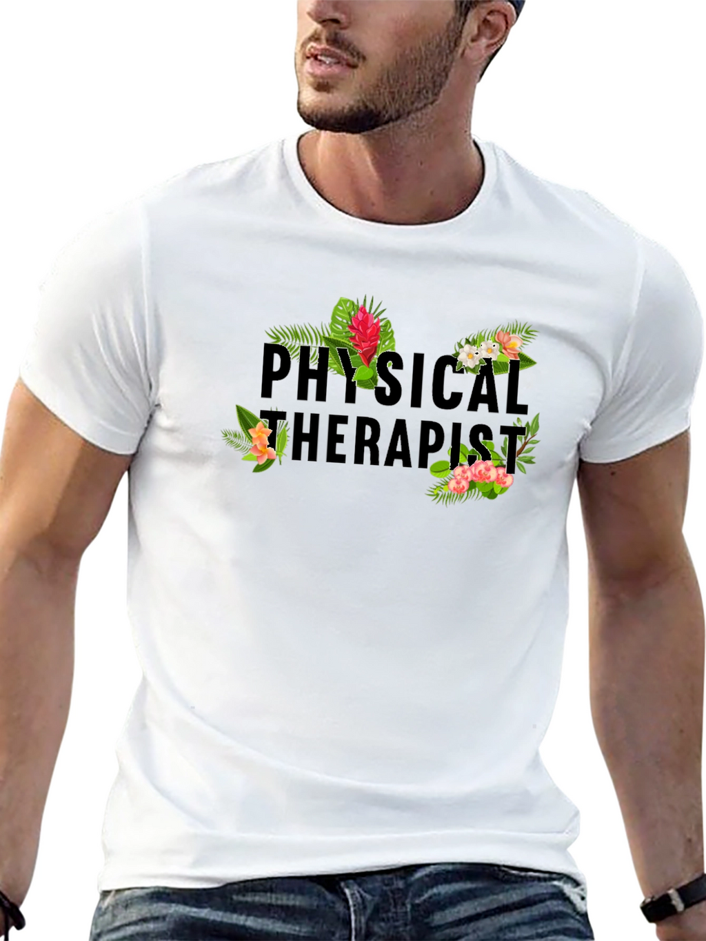 Physical Therapist Floral T-Shirt