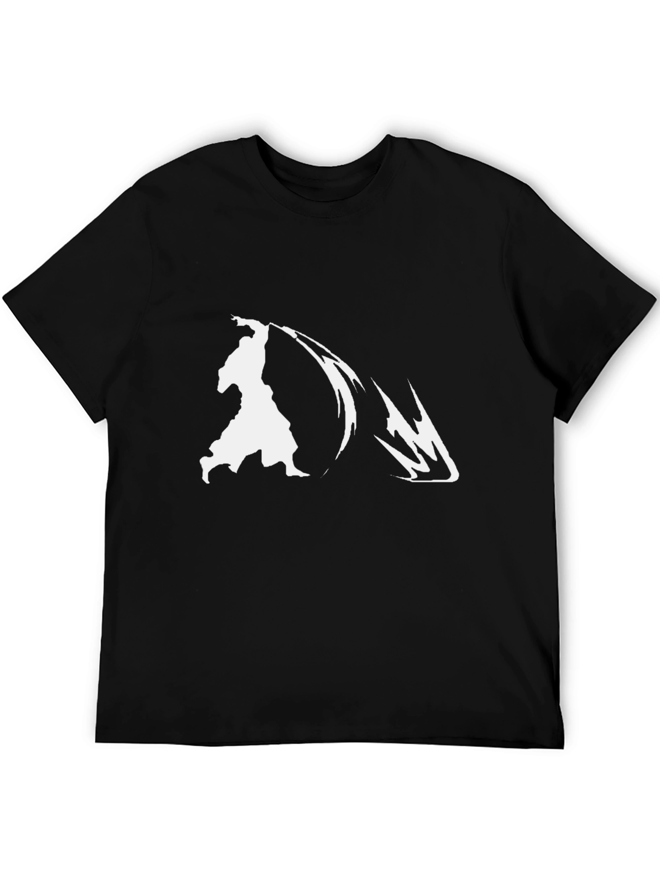 Black Anime Style T-Shirt