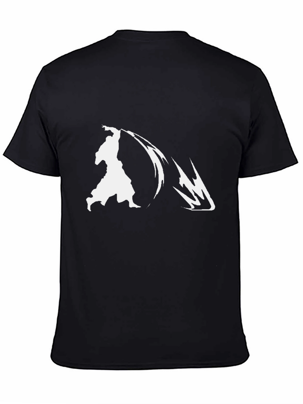 Black Anime Style T-Shirt