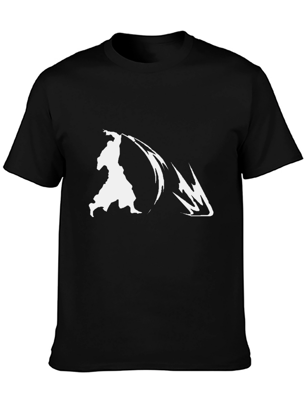 Black Anime Style T-Shirt