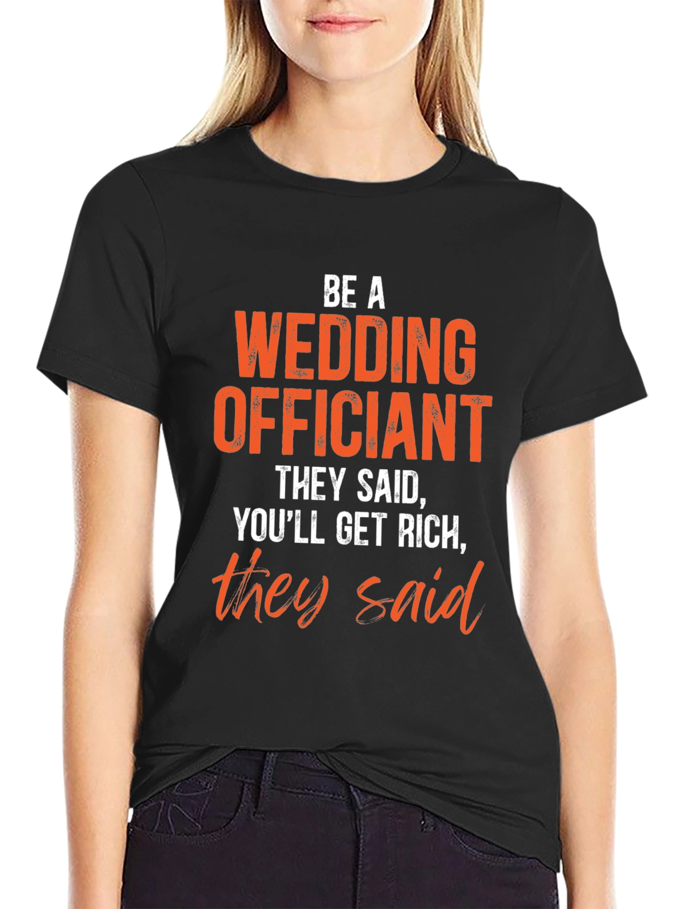 Wedding Officiant Funny Graphic T-Shirt