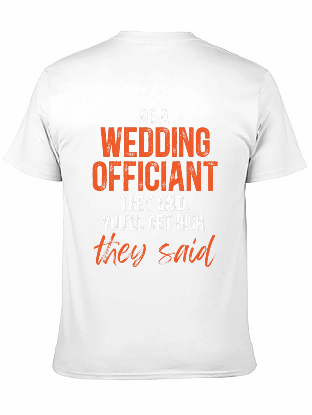 Wedding Officiant Funny Graphic T-Shirt