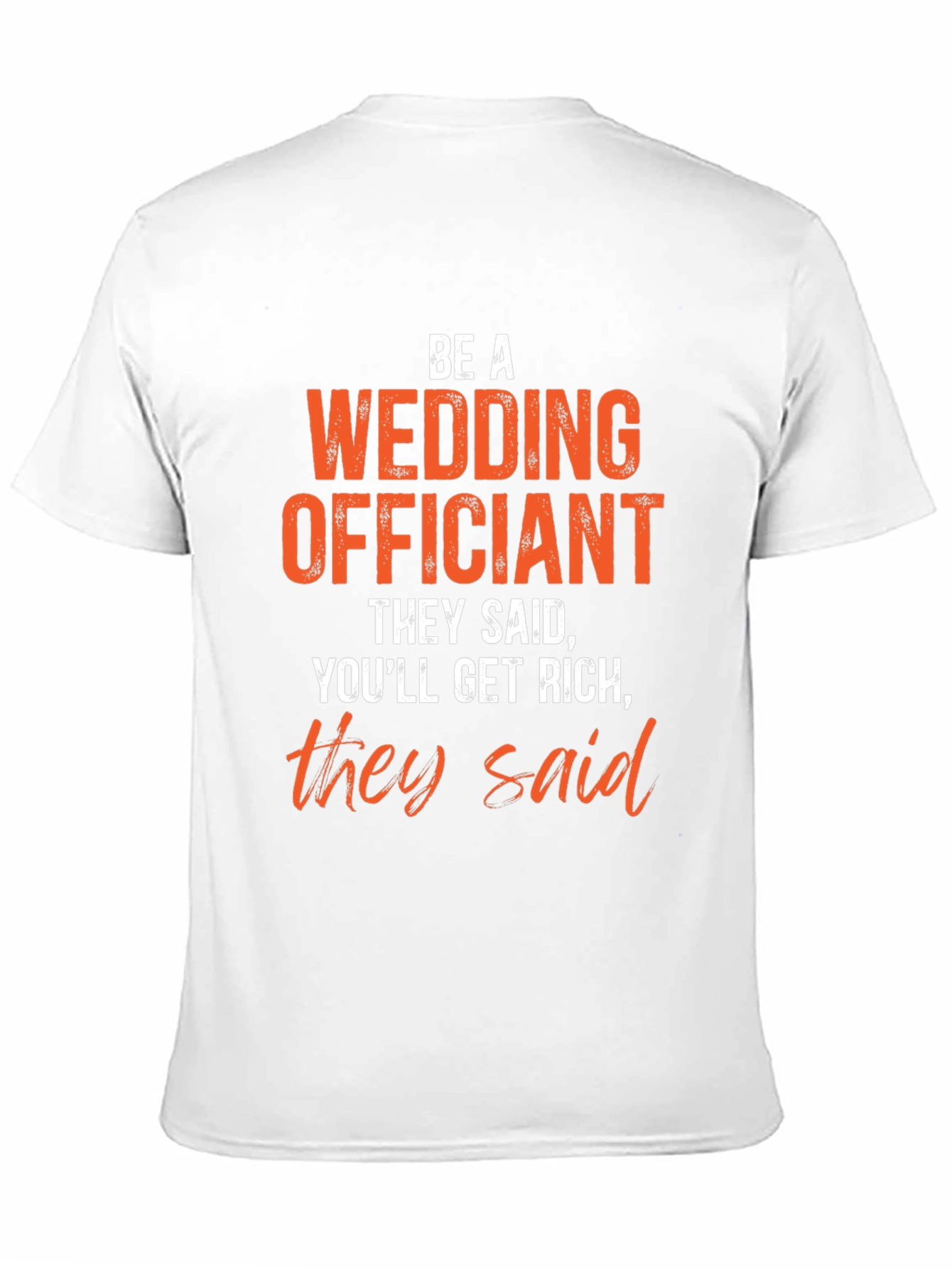 Wedding Officiant Funny Graphic T-Shirt