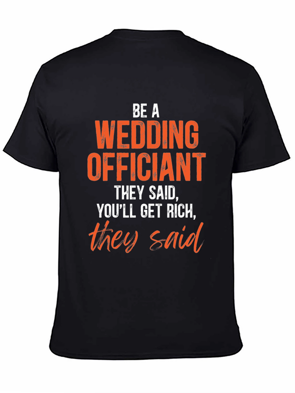 Wedding Officiant Funny Graphic T-Shirt