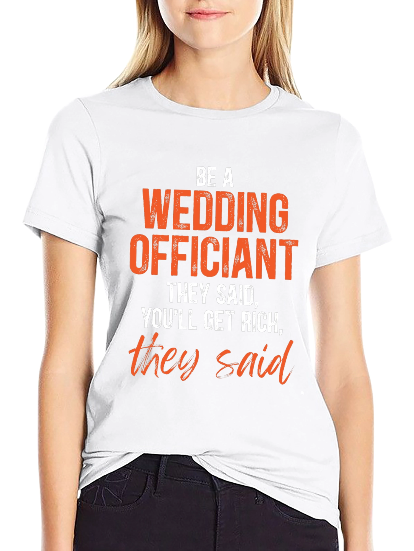Wedding Officiant Funny Graphic T-Shirt