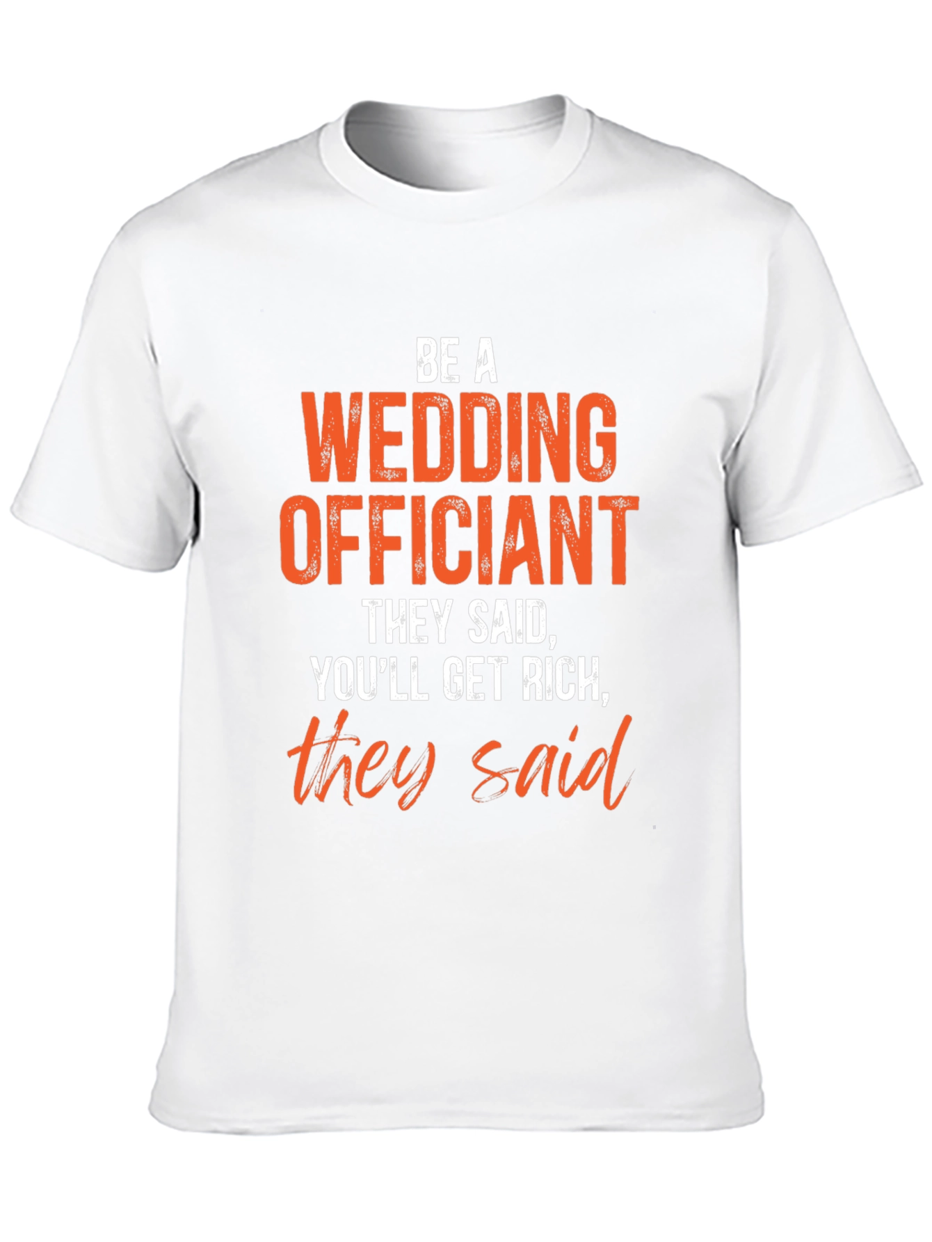 Wedding Officiant Funny Graphic T-Shirt