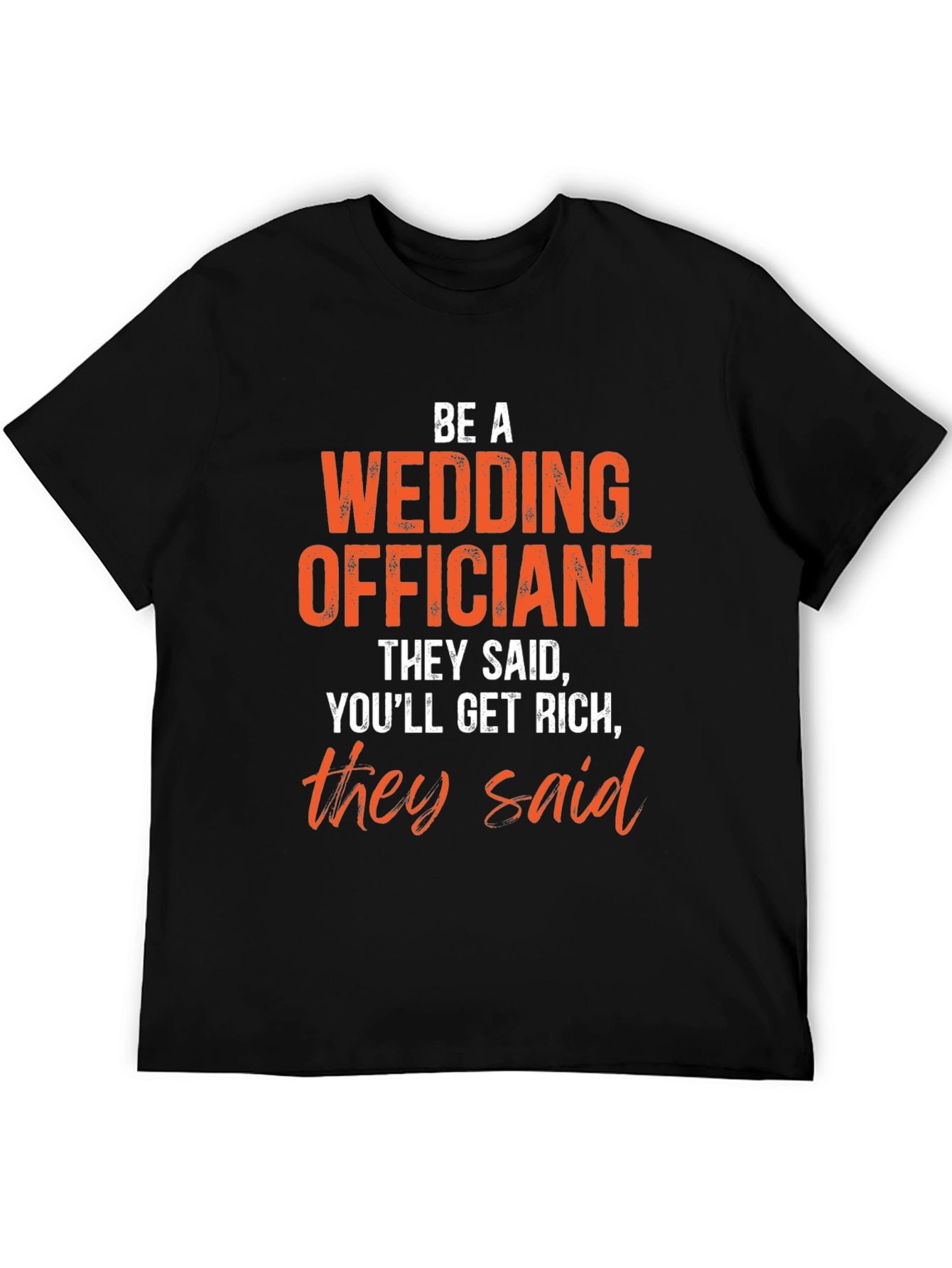 Wedding Officiant Funny Graphic T-Shirt