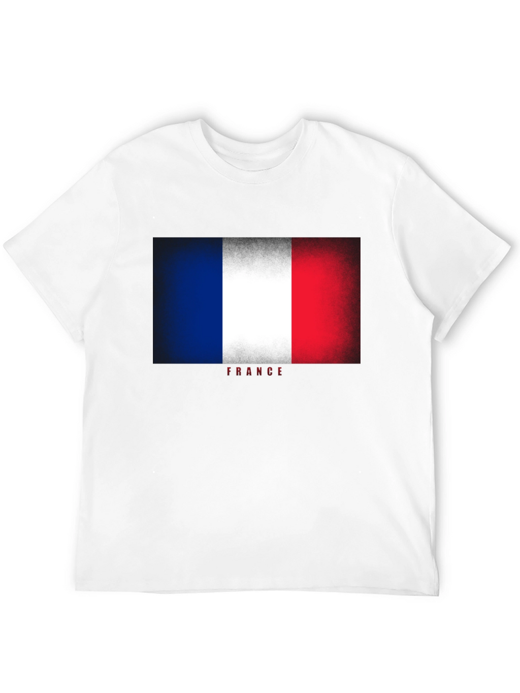 France Flag T-Shirt - Distressed Look