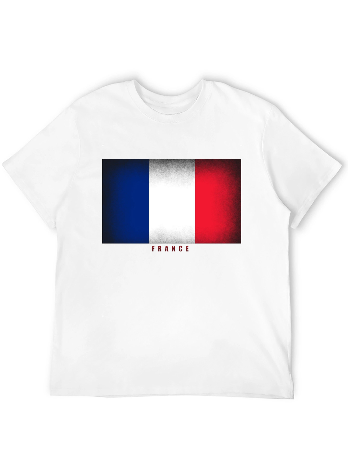 France Flag T-Shirt - Distressed Look