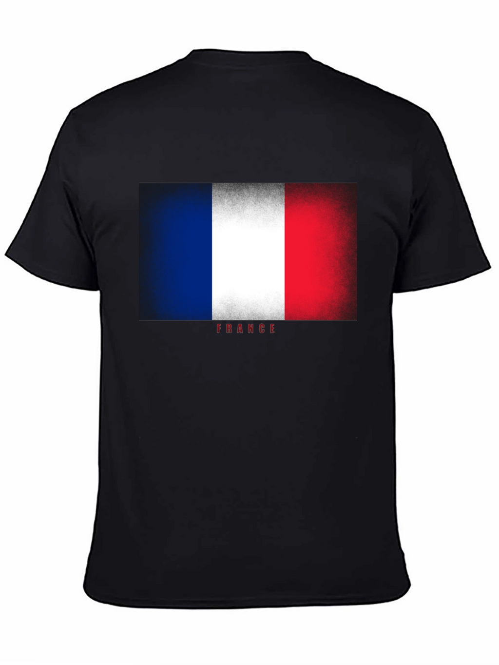 France Flag T-Shirt - Distressed Look