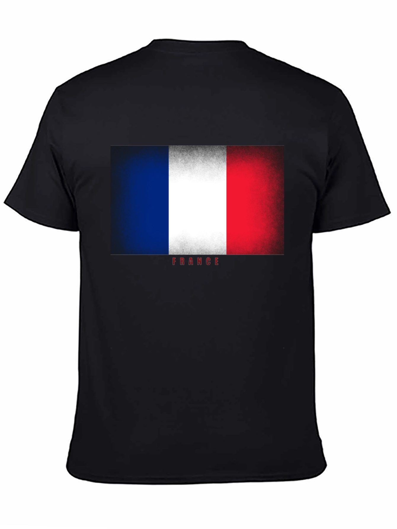 France Flag T-Shirt - Distressed Look