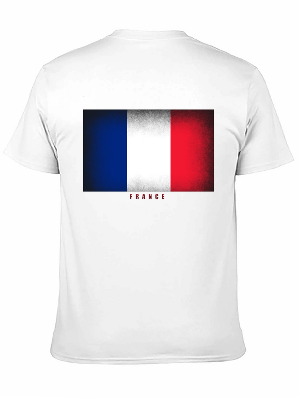 France Flag T-Shirt - Distressed Look