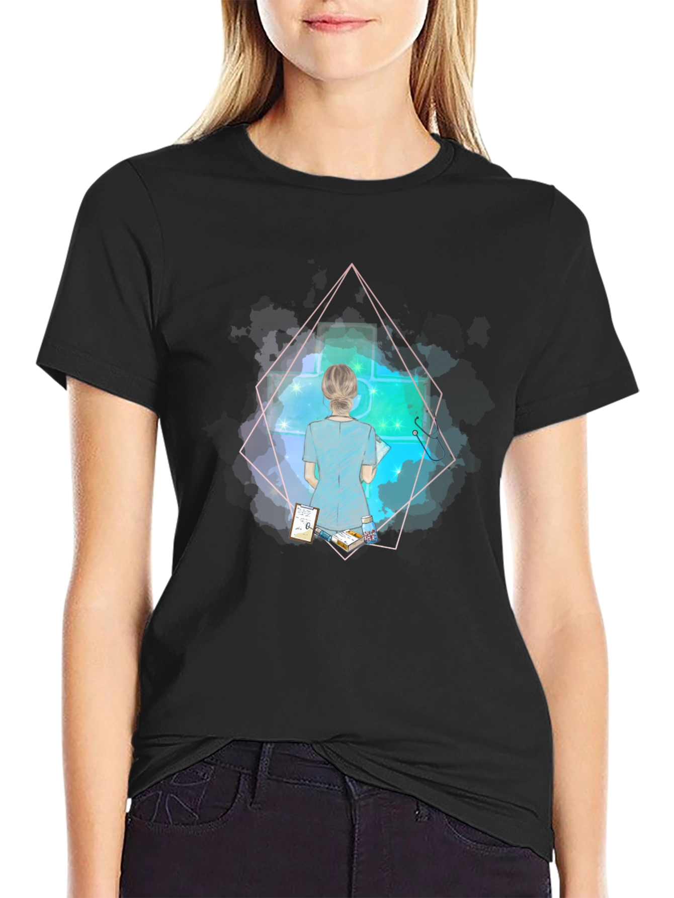 Nurse Graphic T-Shirt - Trendy Medical Apparel