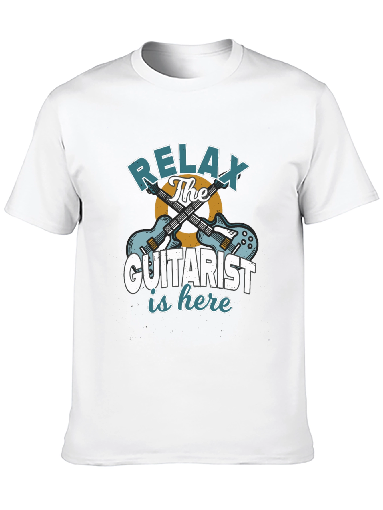 Relax The Guitarist is Here Graphic T-Shirt