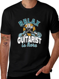 Relax The Guitarist is Here Graphic T-Shirt