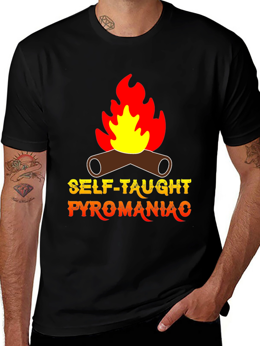 Self-Taught Pyromaniac Graphic Tee