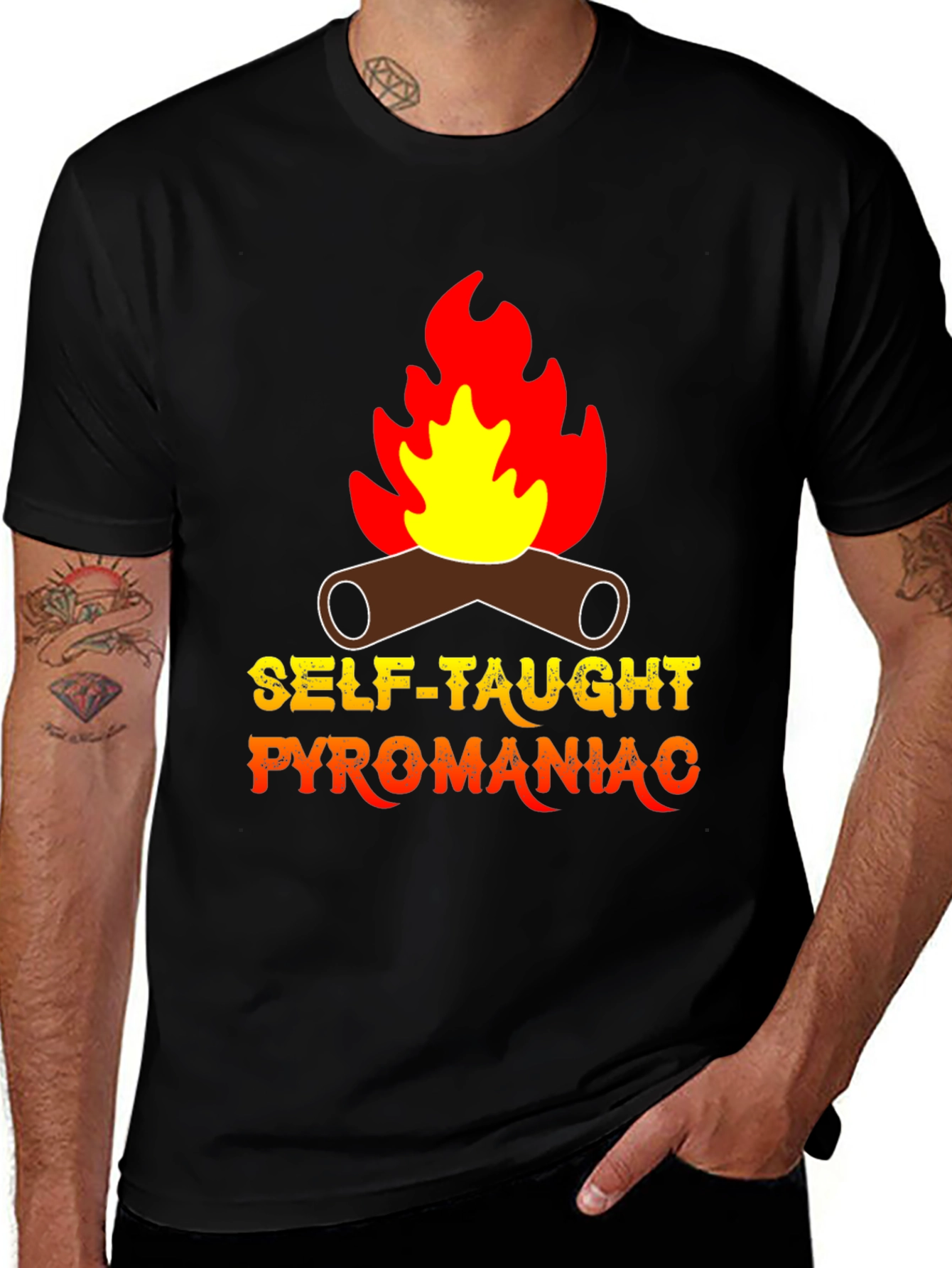 Self-Taught Pyromaniac Graphic Tee