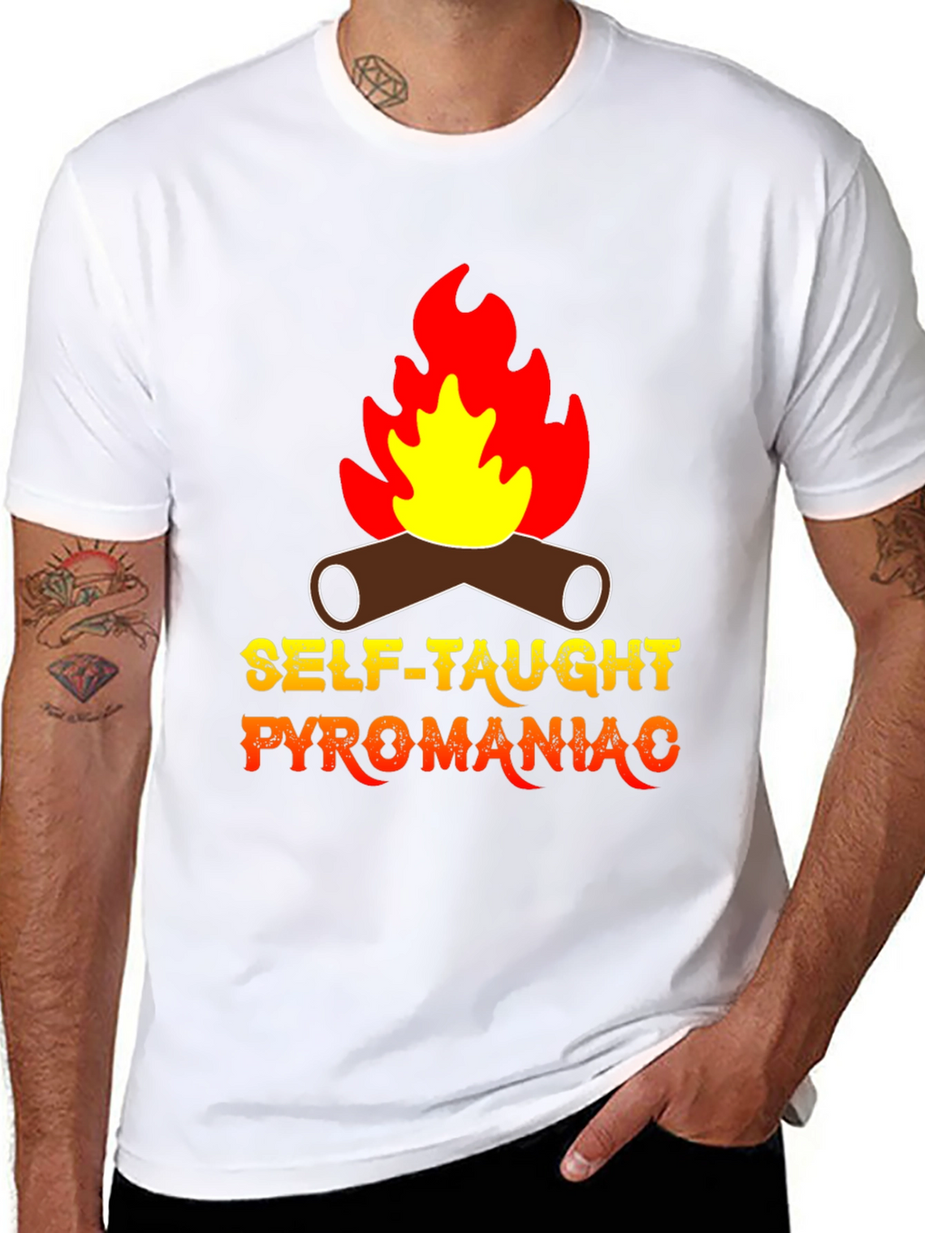Self-Taught Pyromaniac Graphic Tee