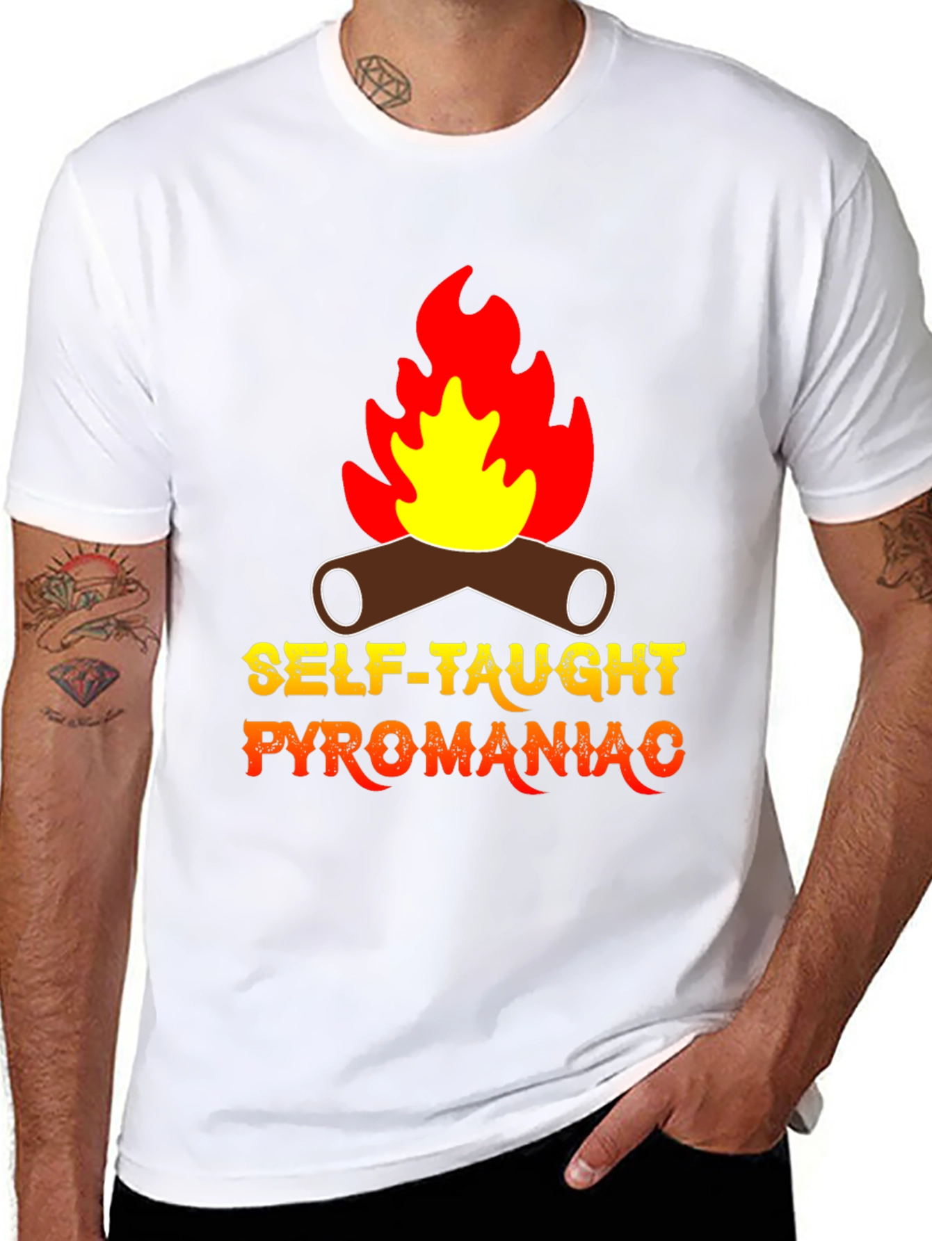 Self-Taught Pyromaniac Graphic Tee