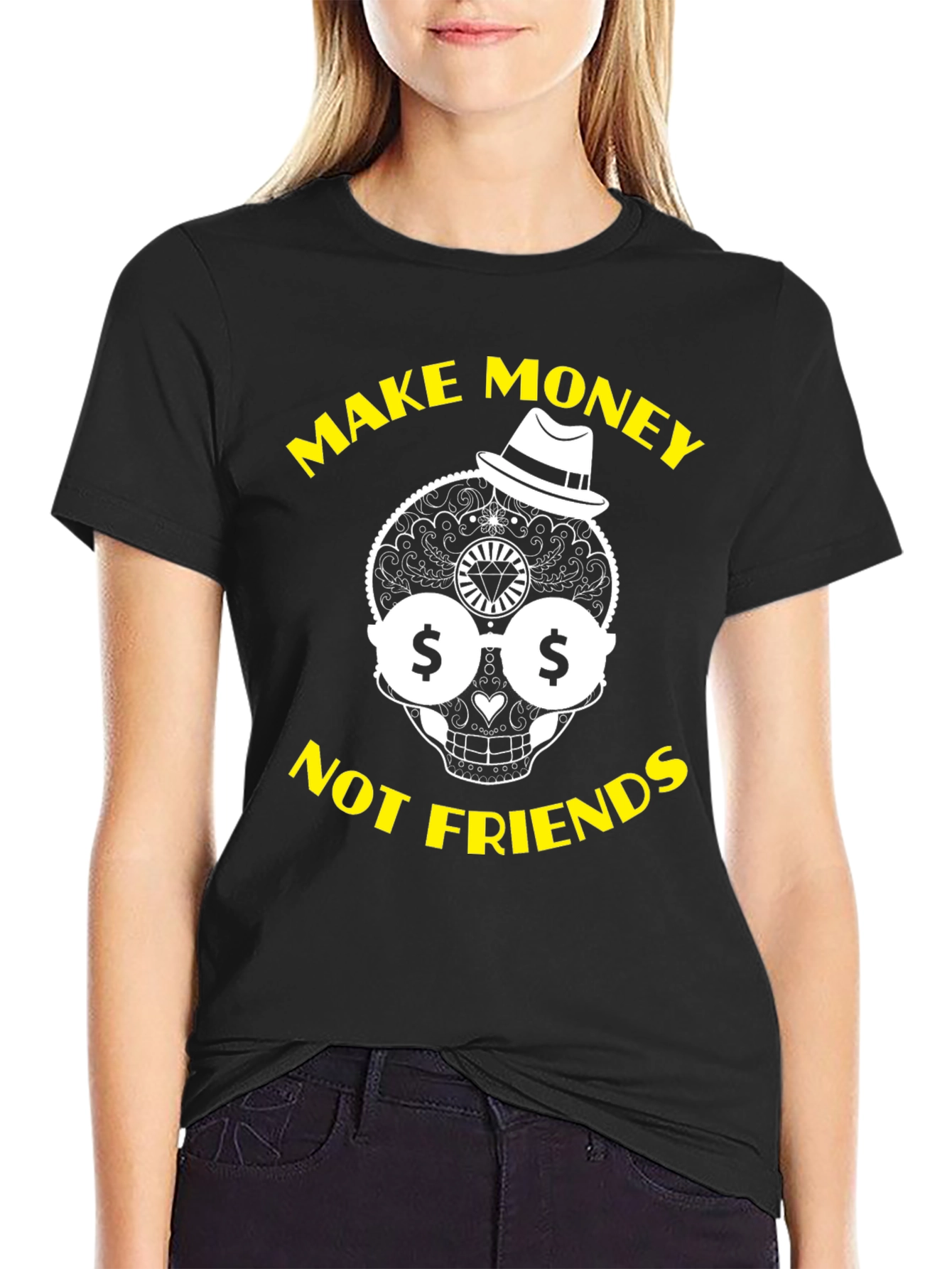 Make Money Not Friends Graphic T-Shirt