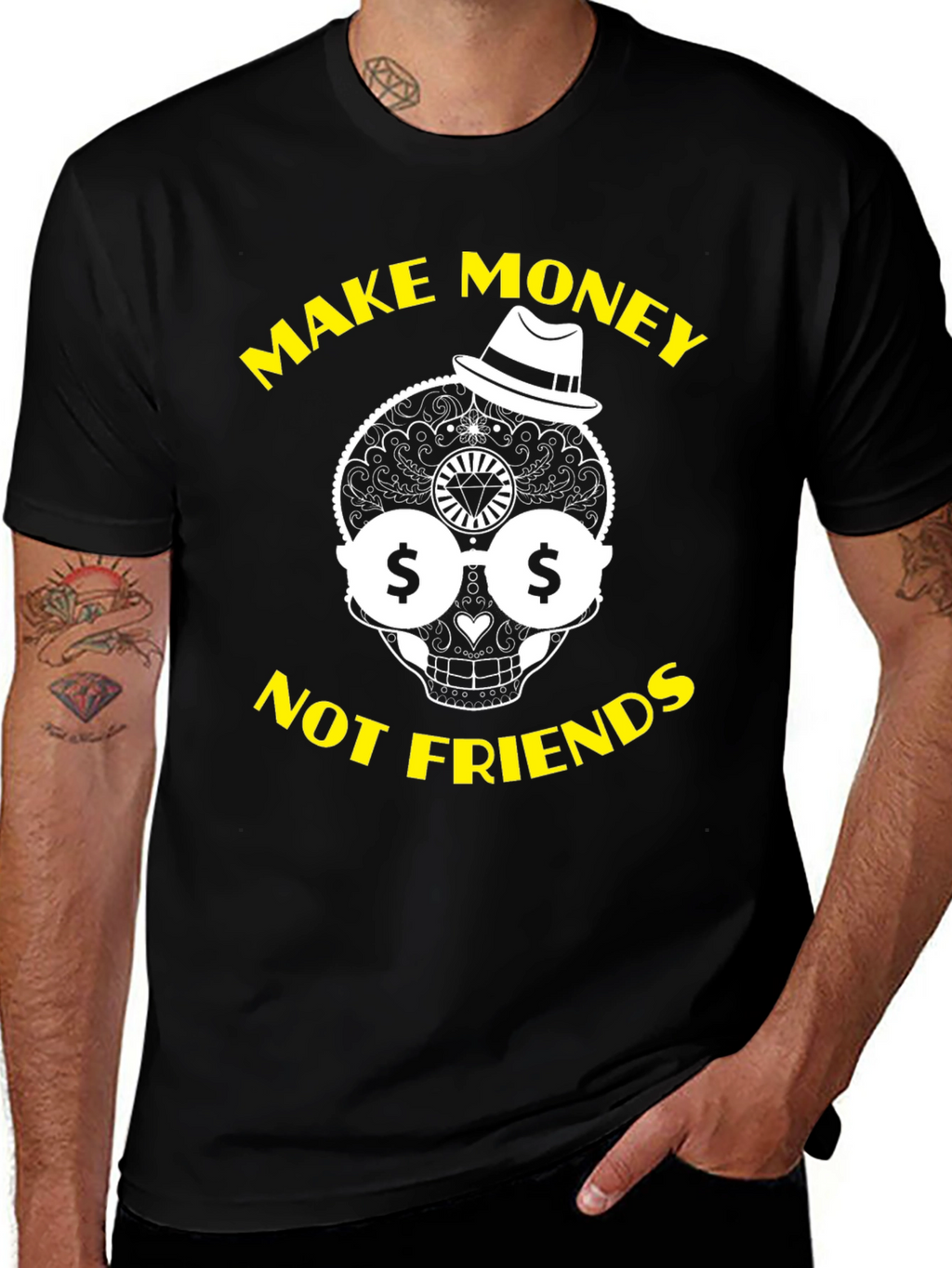 Make Money Not Friends Graphic T-Shirt