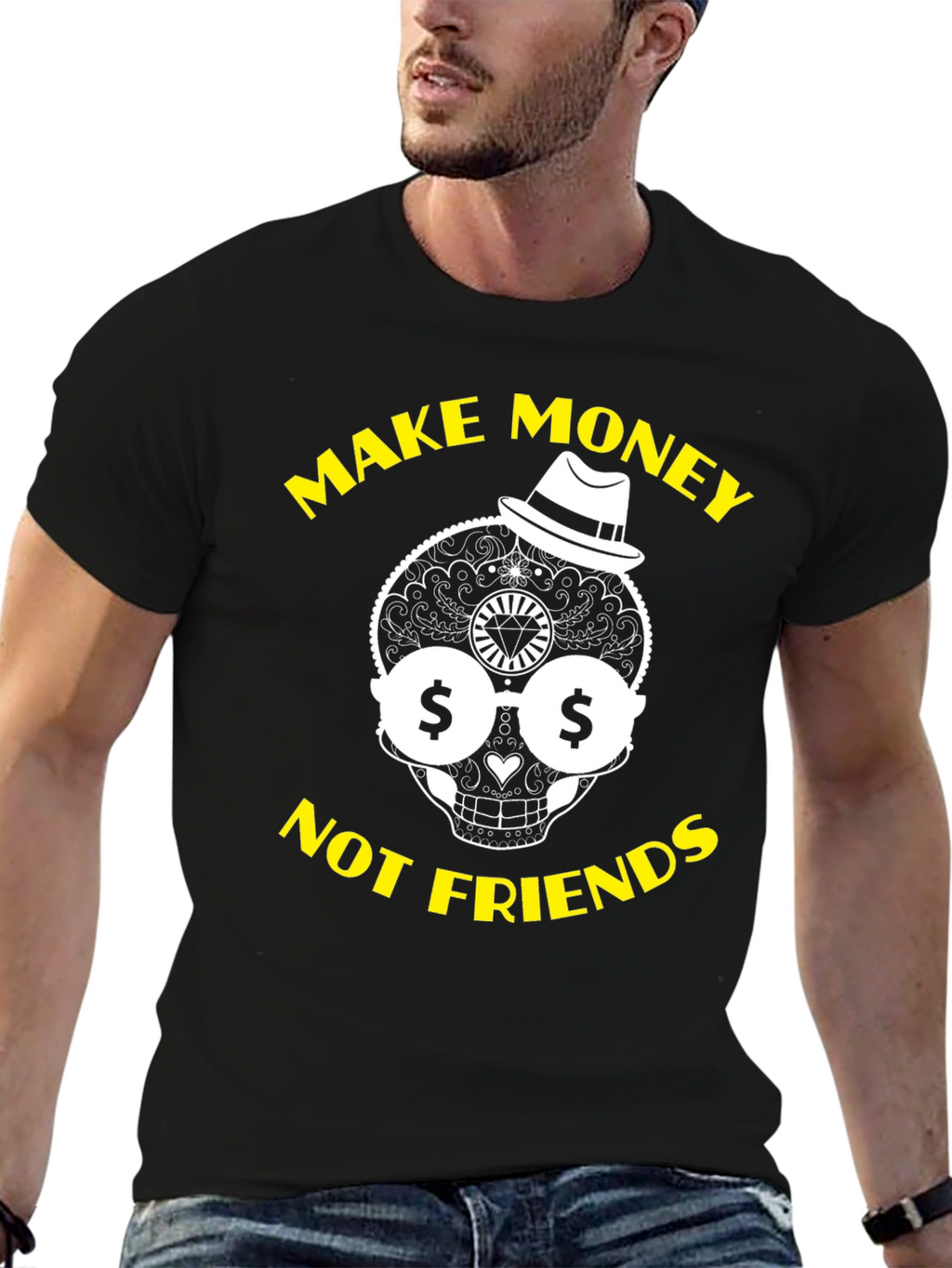 Make Money Not Friends Graphic T-Shirt