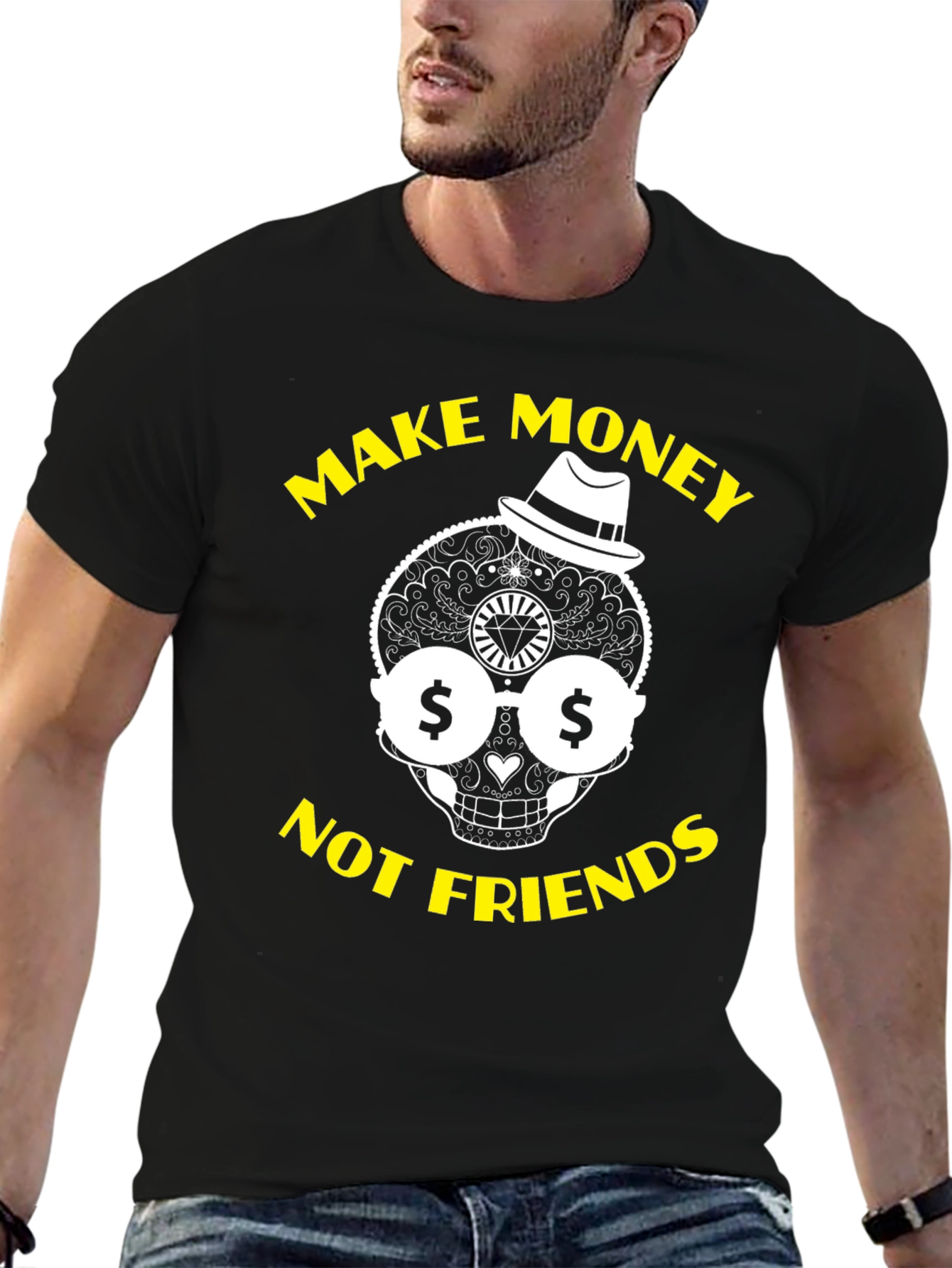 Make Money Not Friends Graphic T-Shirt