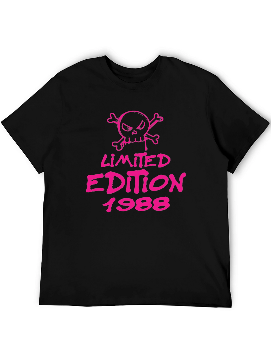 Limited Edition 1988 Skull Graphic Tee - Black