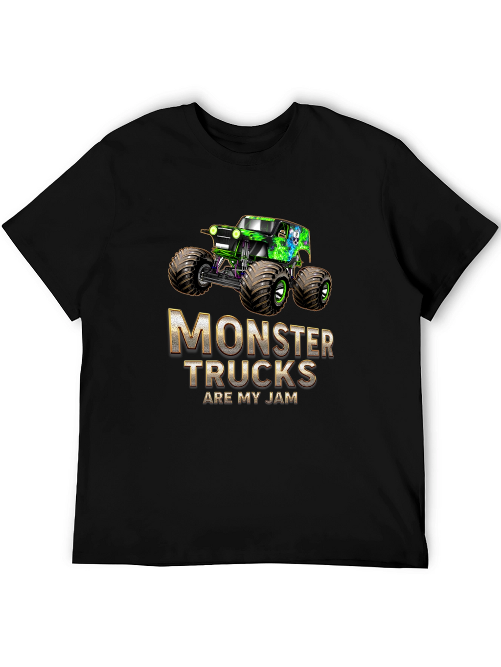 Monster Trucks Are My Jam Graphic Tee