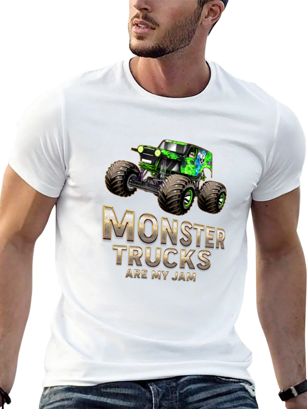 Monster Trucks Are My Jam Graphic Tee