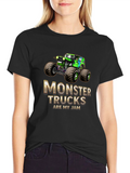 Monster Trucks Are My Jam Graphic Tee