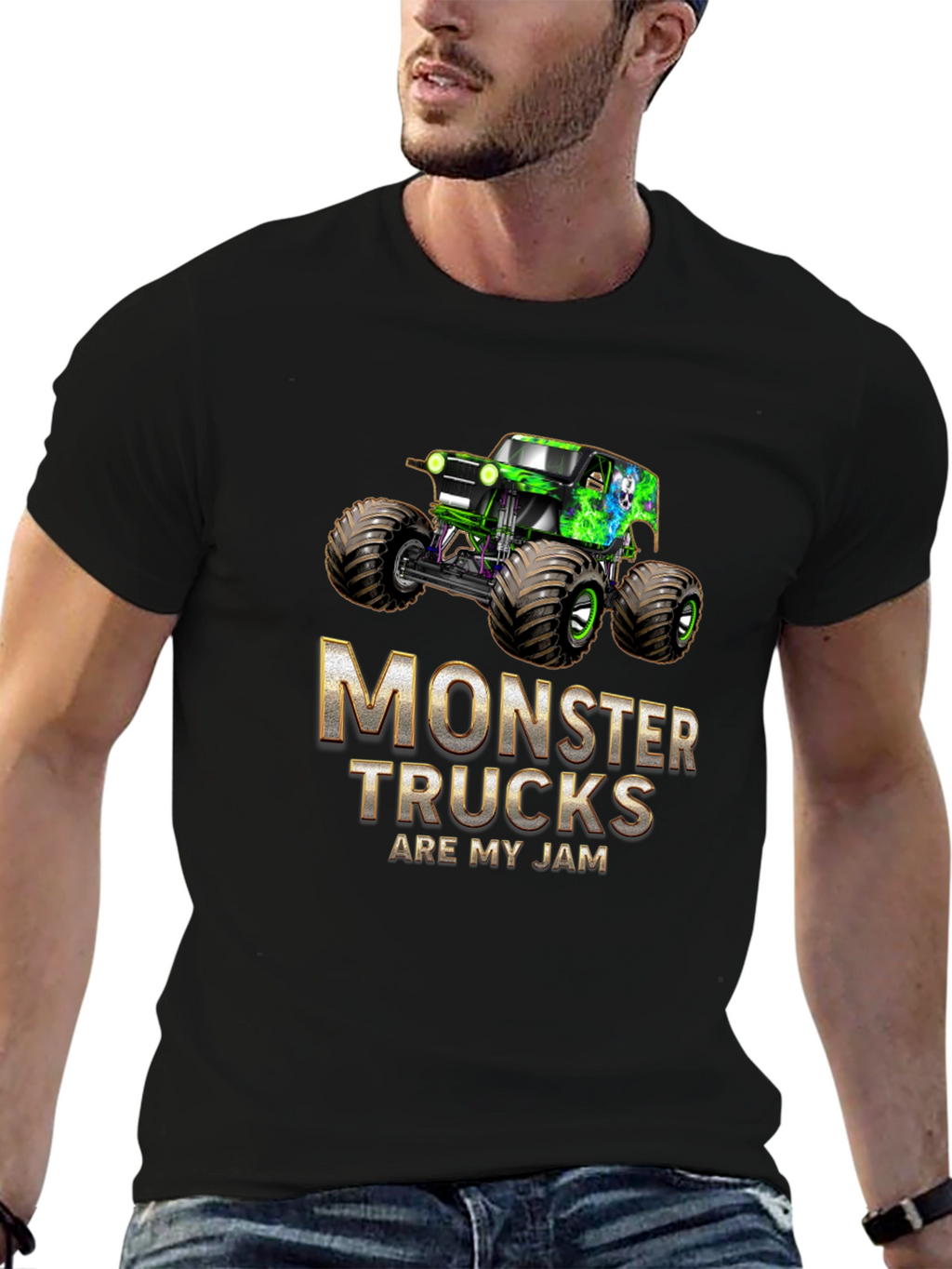 Monster Trucks Are My Jam Graphic Tee