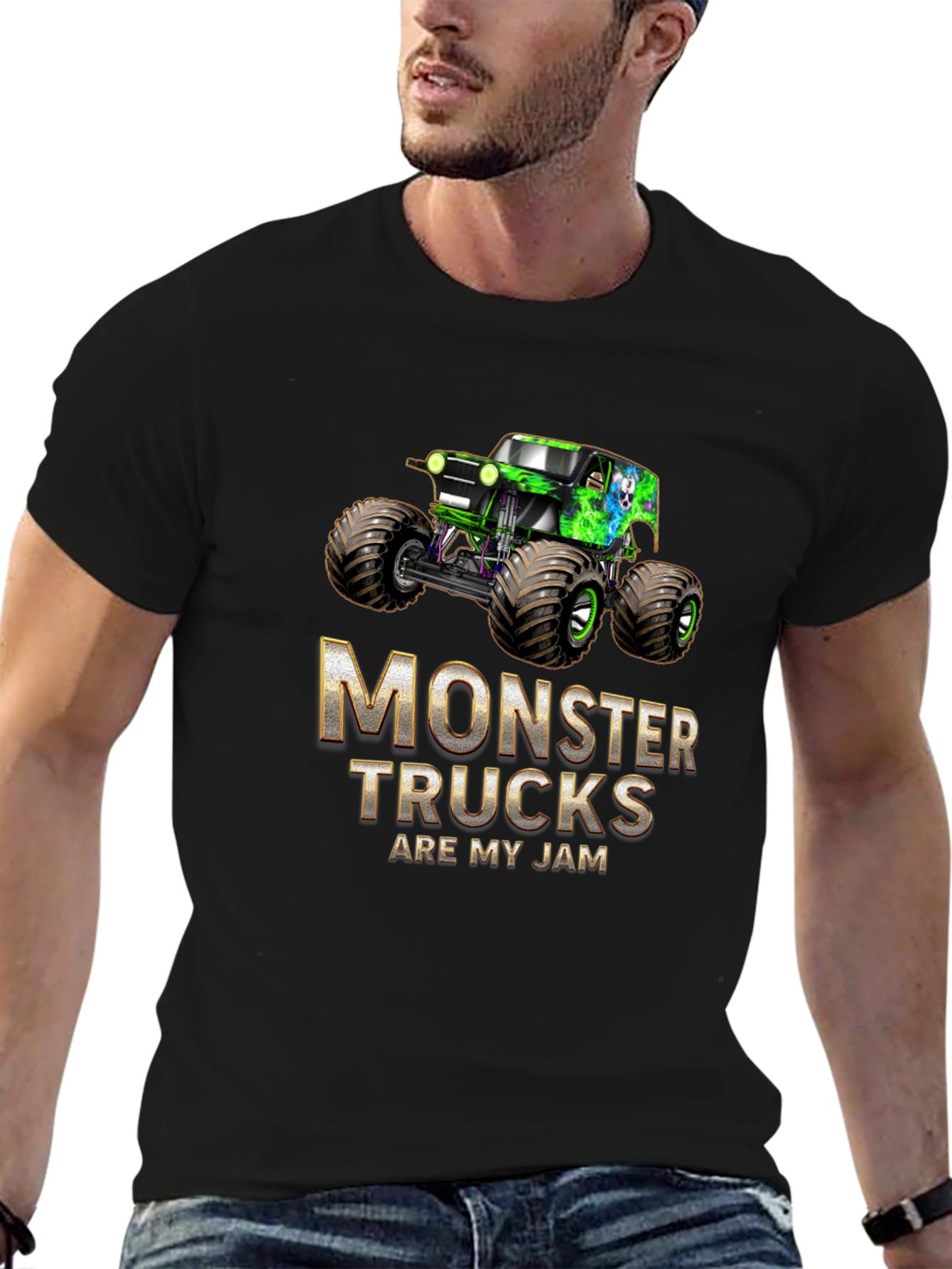 Monster Trucks Are My Jam Graphic Tee