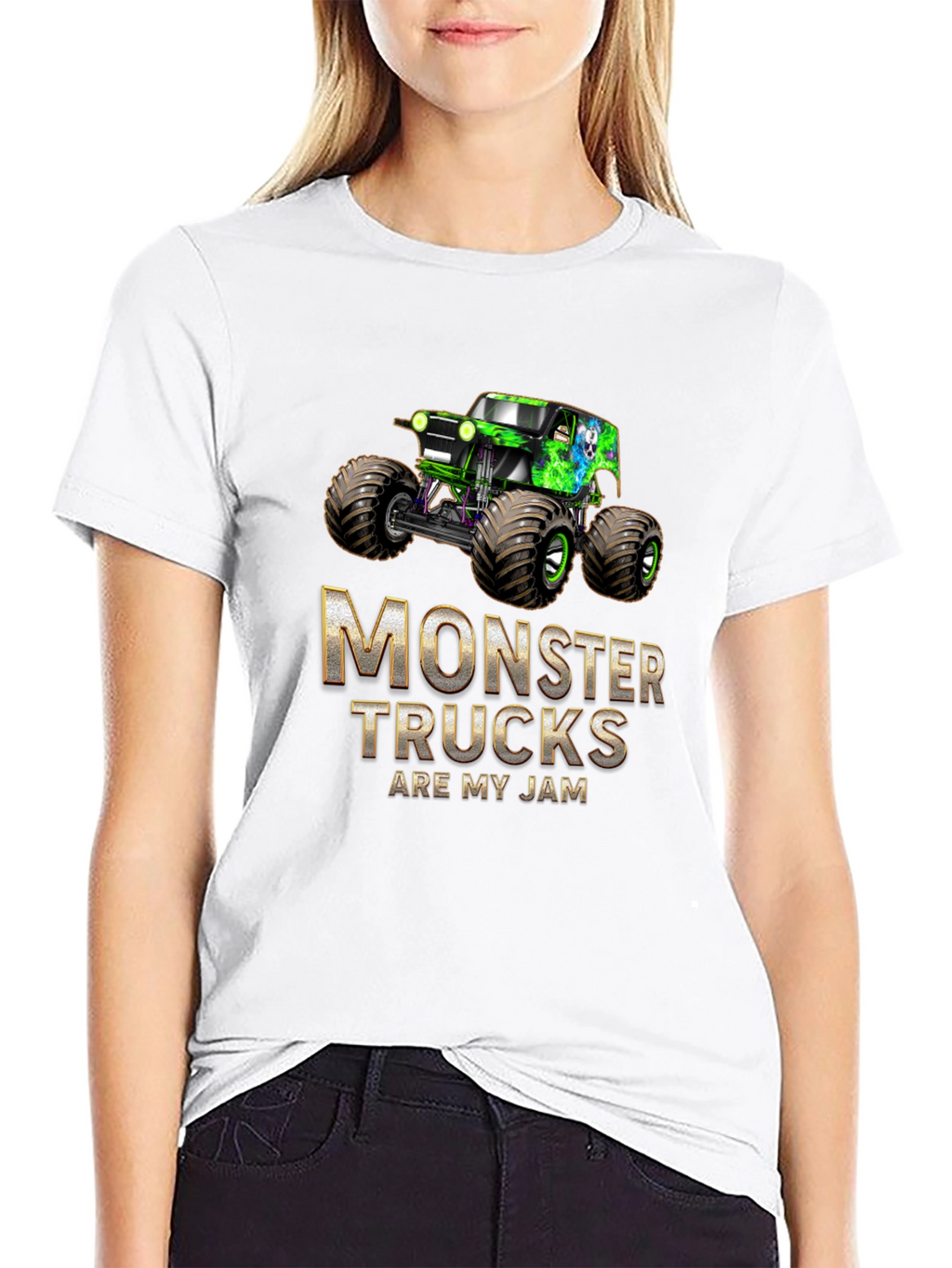 Monster Trucks Are My Jam Graphic Tee