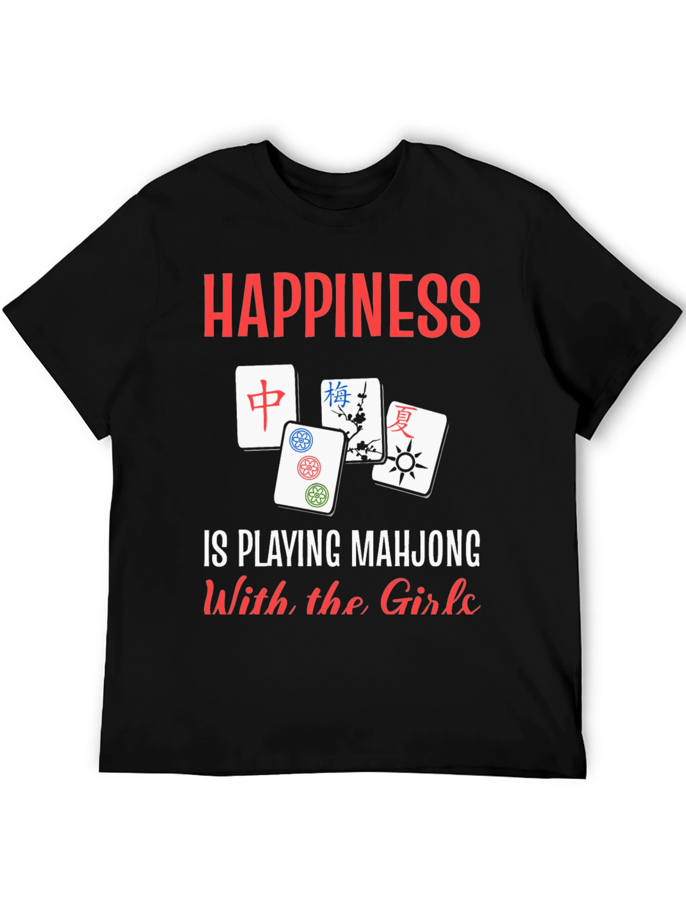 Happiness Playing Mahjong Shirt