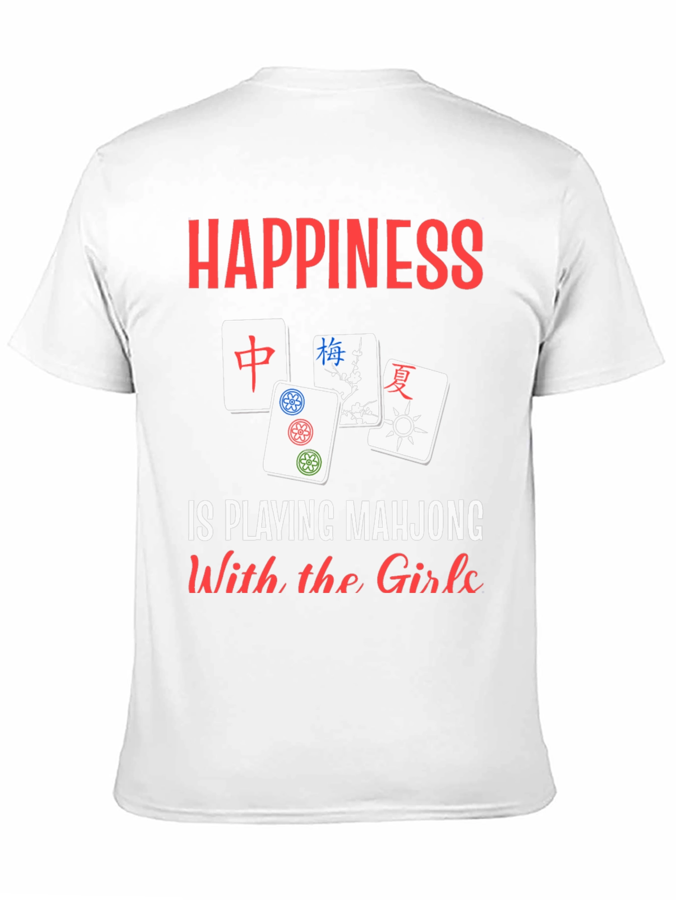 Happiness Playing Mahjong Shirt