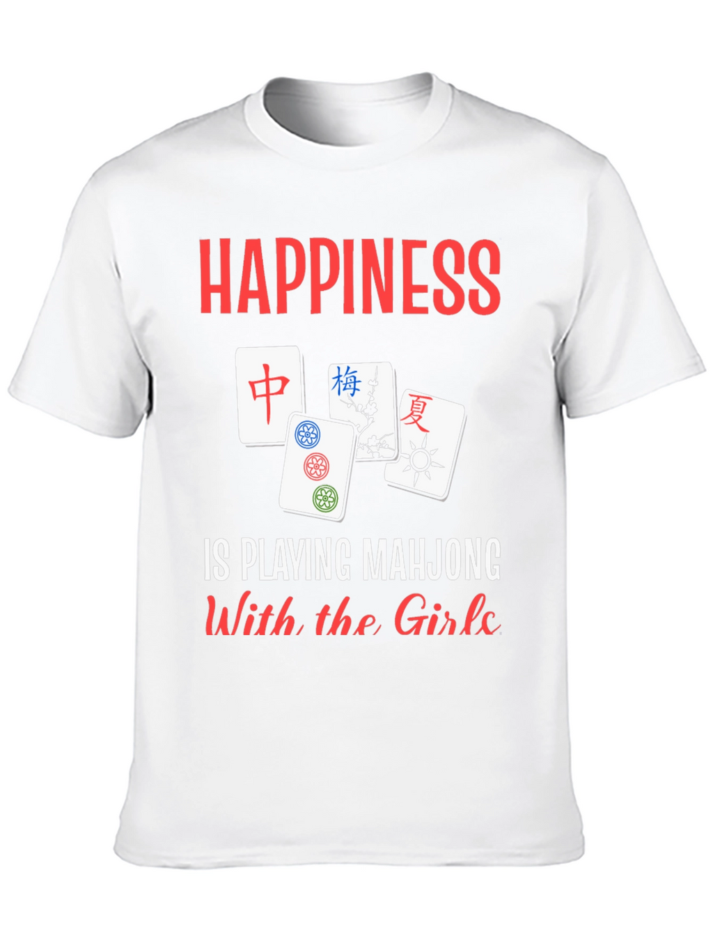 Happiness Playing Mahjong Shirt